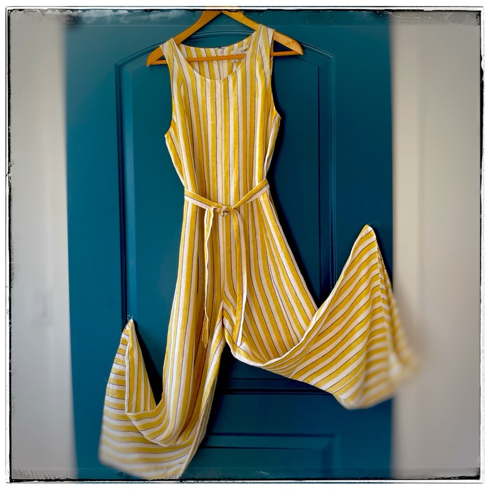 RACHEL ZOE linen jumpsuit